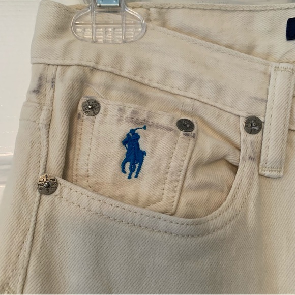 Cream Straight Leg Polo Ralph Lauren Denim - Picture 4 of 7